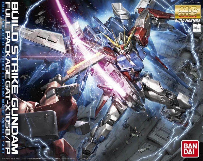 Bandai 5066135 - MG Build Fighters 1/100 Build Strike Gundam Full Package