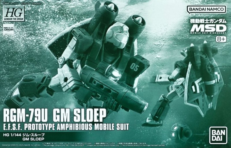 Bandai 5069172 - HG 1/144 RGM-79U GM Sloep