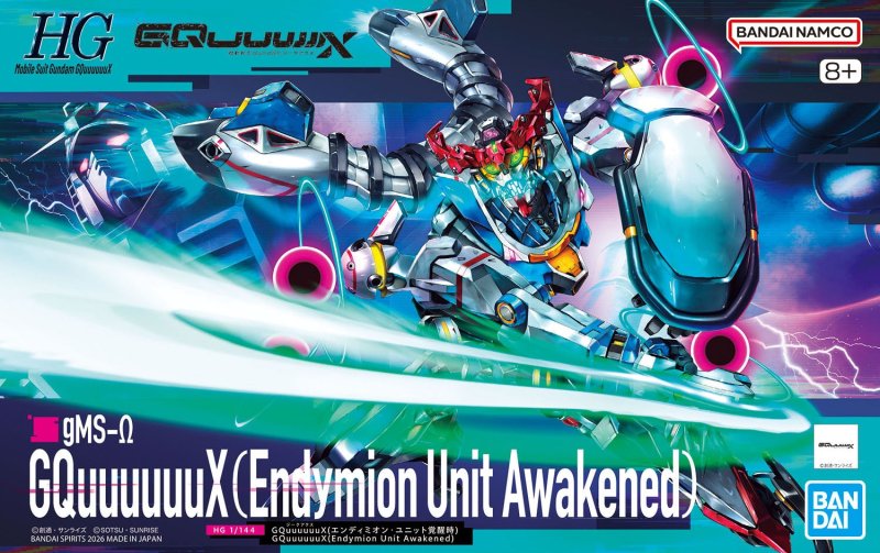 Bandai 5072000 - HG 1/144 GQuuuuuuX (Endymion Unit Awakened)