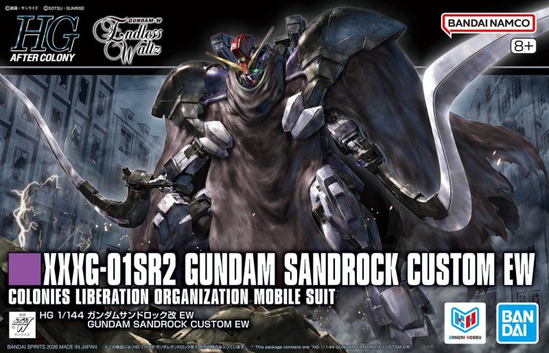 Bandai 5072542 - HG 1/144 XXXG-01SR2 Gundam Sandrock Custom EW