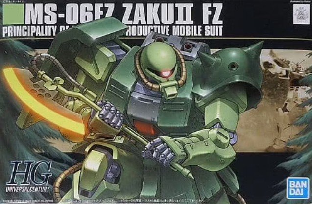 Bandai 5058262 - HGUC 1/144 MS-06FZ Zaku-II 087