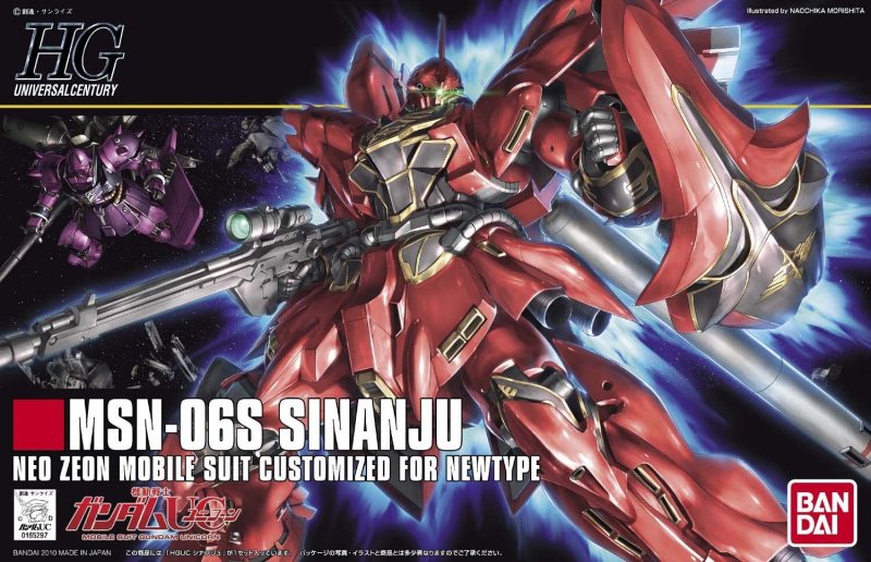 Bandai 5058813 - HGUC 116 1/144 Sinanju