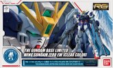 Bandai 218624 - RG 1/144 Gundam Base Limited Wing Gundam Zero EW [Clear Color]