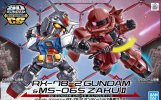Bandai 5060276 - RX-78-2 Gundam & MS-06S ZAKU II SDCS Set