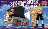 Bandai 5055722 - Grand Ship Collection Spade Pirates Ship