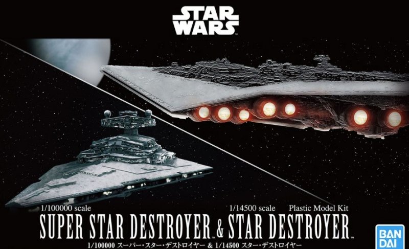 Bandai 5057712 - 1/100000 Super Star Destroyer & 1/14500 Star Destroyer