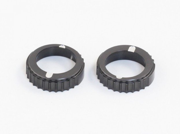 Destiny DES-O10124 Aluminum Adjustment Ball Bearing Hub, 2 pcs