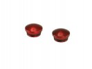 EDS 199012 - 18mm Aluminum End Cap - Red (2)