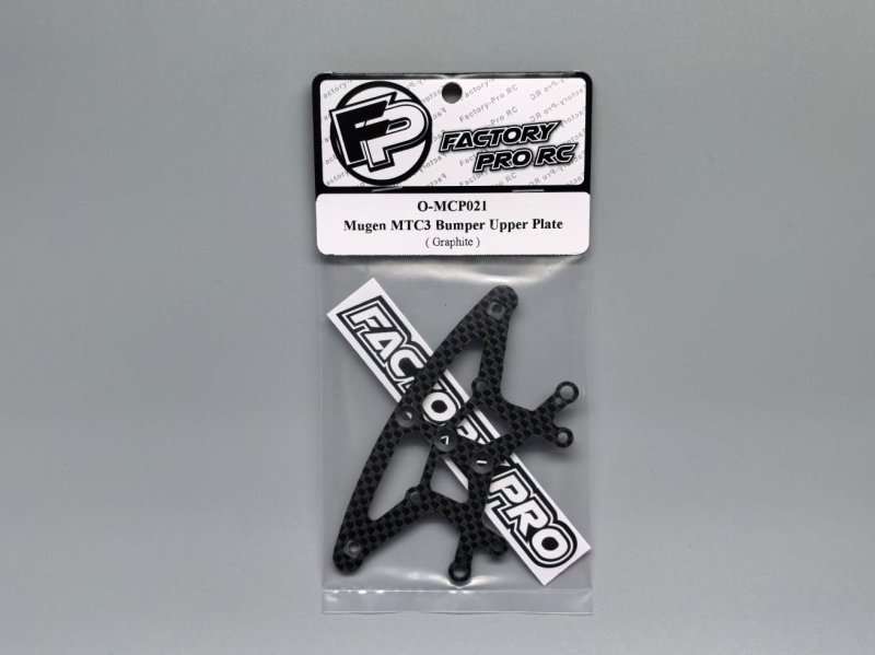 Factory Pro FP-O-MCP021 Mugen MTC3 Bumper Upper Plate - Graphite
