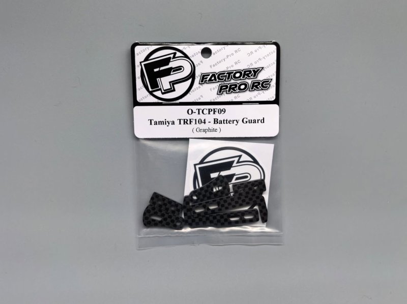 Factory Pro FP-O-TCPF09 Tamiya TRF104 - Battery Guard - Graphite