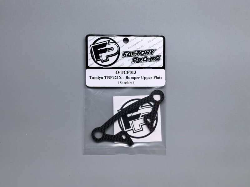 Factory Pro FP-O-TCP013 Tamiya TRF421X - Bumper Upper Plate - Graphite
