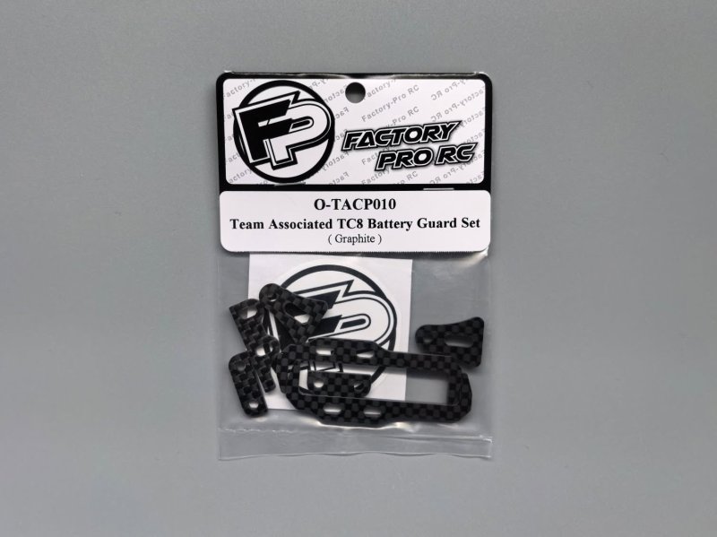 Factory Pro FP-O-TACP010 Team Associated TC8 - Battery Guard Set - Graphite
