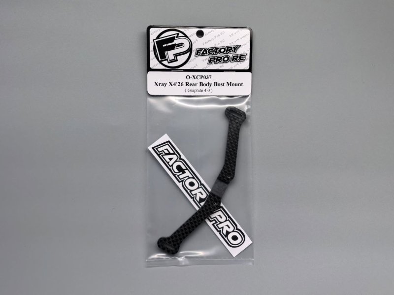 Factory Pro FP-O-XCP037Xray X4\'26 Rear Body Post Mount - Graphite 4.0