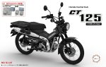 Fujimi 14221 - B-NX3 EX-2 1/12 Honda CT125 (Hunter Cub/Non-color) Special Edition (with Optional parts)