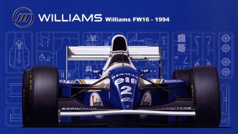 Fujimi 09212 - 1/20 GP-24 Williams FW16 Renault 1994