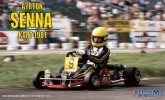 Fujimi 09137 - 1/20 KART-1 Ayrton Senna Kart 1981