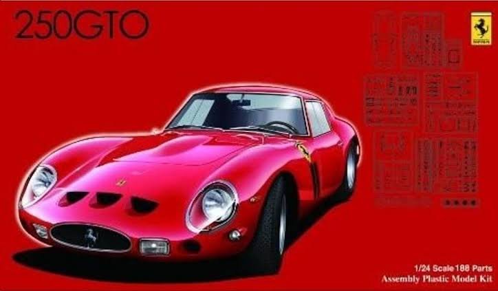 Fujimi 12354 - FR-11 1/24 Ferrari 250GTO w/Photo-Etched Parts