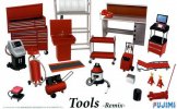 Fujimi 11439 - 1/24 Garage & Tools No.28 Tools remix