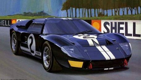 Fujimi 12101 - 1/24 HR-1 Ford GT-40 Mk-II The 1st