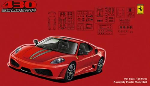 Fujimi 12584 - 1/24 RS-SP4 Ferrari F430 Scuderia DX