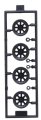 alt="Fujimi 19358 - Wheel-17 1/24 Pana Sport 14 Inch Wheels and Tires" title="Fujimi 19358 - Wheel-17 1/24 Pana Sport 14 Inch Wheels and Tires"