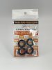 Fujimi 19377 - RTC-2 1/24 Rally Block Tires, 15 Inches (185/60)