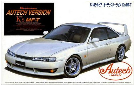 Fujimi 34386  - 1/24 ID-98 Nissan S14 Silvia K s Autech Ver.MF-T