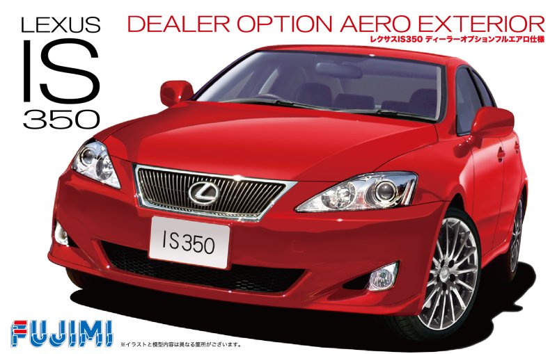 Fujimi 03684 - ID-125 1/24 Lexus IS350 With Option Parts