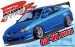 Fujimi 04809 - ID-330 1/24 Honda Integra Type R (w/GT W Wing)
