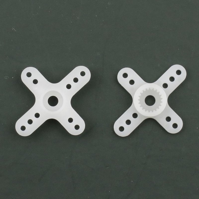 FUTABA D5MM SERVO HORN CROSS-ARM 2PCS FOR FOR S3103/S3107/3153/3156/3157 (W/O PACKING & SCREW)