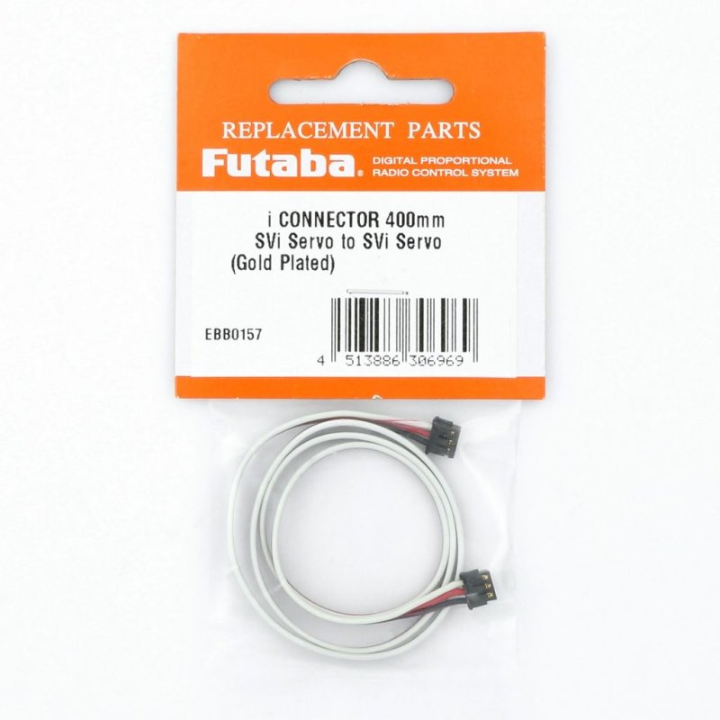 FUTABA 400MM i-CONNECTOR S3173SVi TO SVi CONNECTOR 30-STRAND WIRE EBB0157