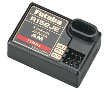 Futaba R152JE 2-Channel AM Receiver 27MHz