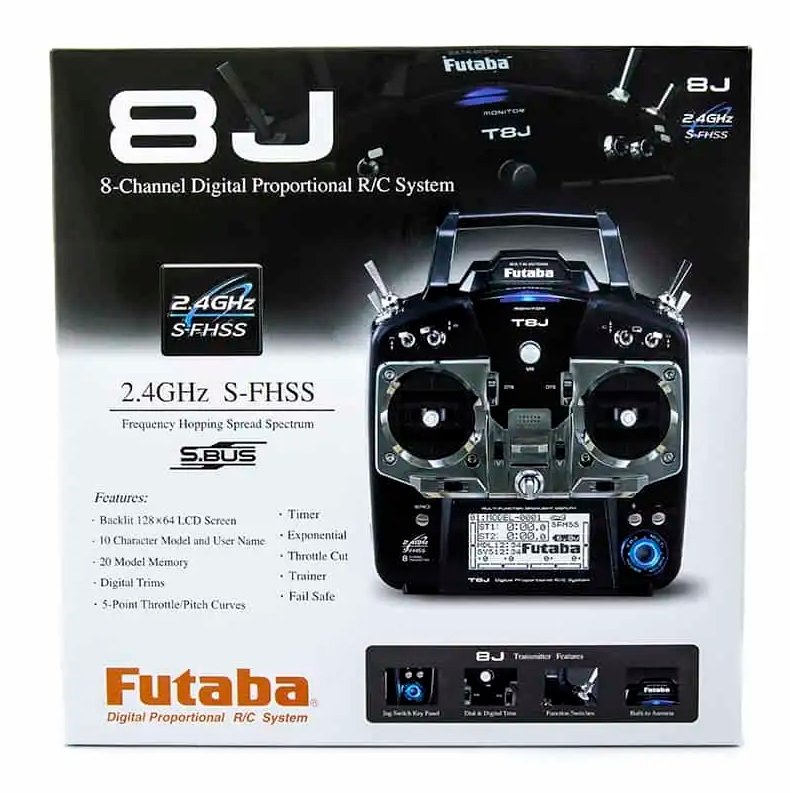 Futaba 8JH-02 - 8JH 2.4g w/R2008SB Receiver Mode 2