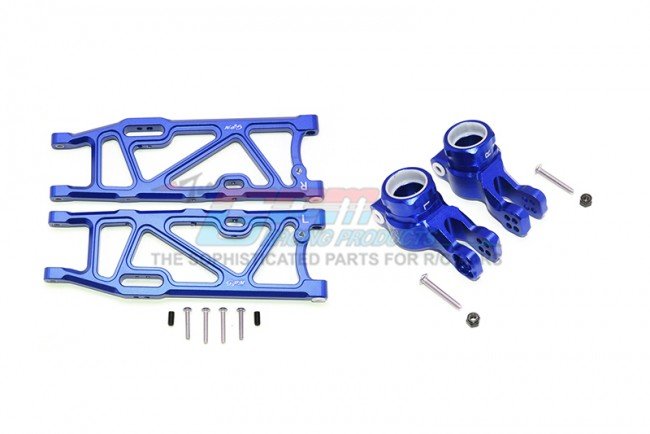 ARRMA KRATON 6S BLX Monster Truck Aluminum Rear Lower Arms+Rear Knuckle Arms - 14pc set - GPM MAK5622