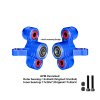 ARRMA KRATON 8S BLX MONSTER 6061-t6 Alloy Front Steering Knuckles (Larger Bearings) - GPM MAKX021/V1 ARRMA KRATON 8S BLX MONSTER 6061-t6 Alloy Front Steering Knuckles (Larger Bearings) - GPM MAKX021/V1