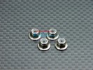 Associated RC 18T Titanium Flanged Lock Nuts (3mm) - 4pcs - GPM TLN3L(F) Associated RC 18T Titanium Flanged Lock Nuts (3mm) - 4pcs - GPM TLN3L(F)