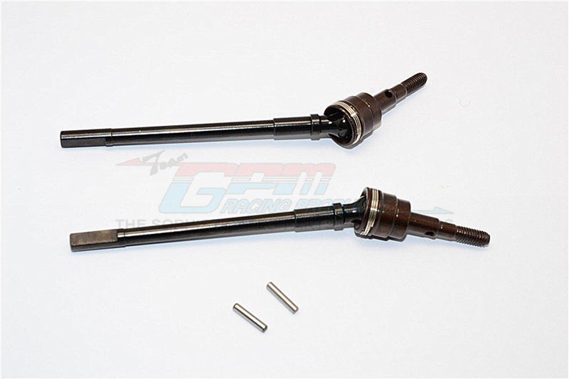 AXIAL Racing SCX10 II Steel Front CVD Drive Shaft - 1pr set (AX31402) - GPM SSCX2274C