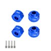 AXIAL SCX10 III Jeep CJ-7 Alloy 6061 Wheel 12mm Hex Adapters +3mm - GPM SCJ010/+3M