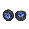 AXIAL SCX10 III Jeep CJ-7 1.9 Alloy 6-spoke Crawler Tire With 100g Brass Wheels Weights - GPM SCJ1906H