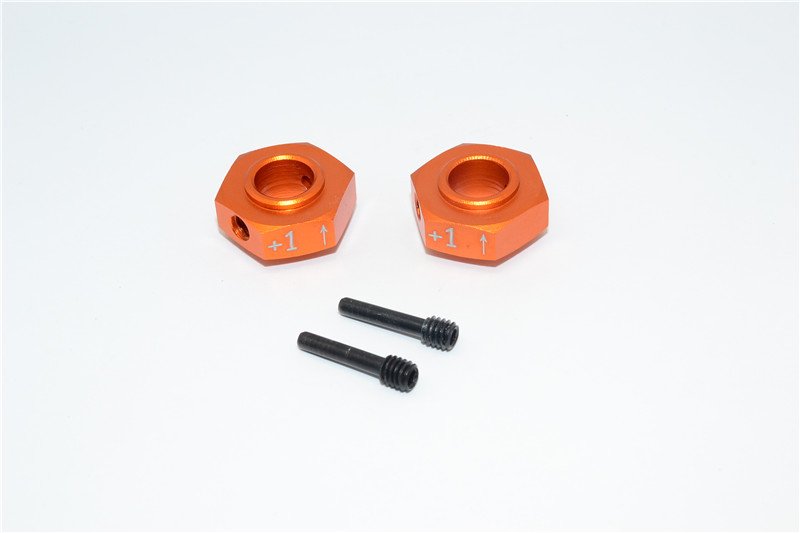 Axial Racing Yeti XL Aluminium Hex Adapter (+1mm Thickness) (AX31230) - 2pcs set - GPM YTL010/+1MM