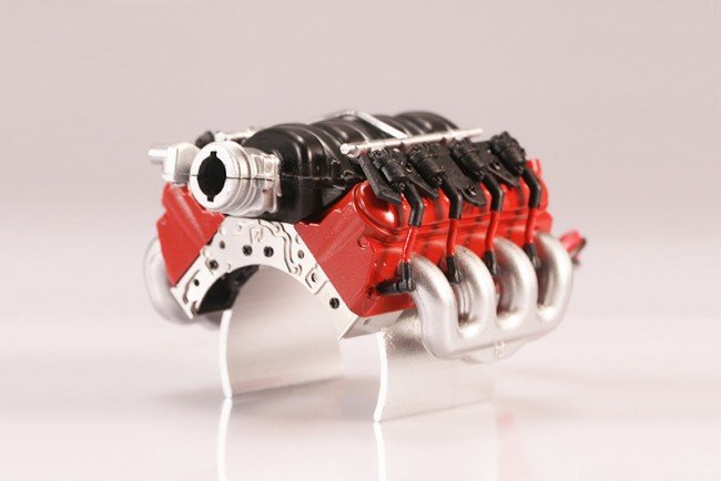 TRAXXAS TRX4 TRAIL CRAWLER V8 LS3 Engine Radiator (Color Version) - 1pc - GPM TRX4ZSP56C