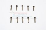 Stainless Steel Screw Shaft M4x2.5x13 (2.8mm Thread LenGTh & 10.2mm Shaft LenGTh) - 10pcs - GPM SSM42513