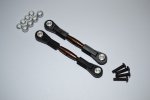 Spring Steel 4mm Thread Tie Rod With 6.8mm Ball Plastic Ends (To Extend 60mm-65mm) 1pr set - GPM TRS260