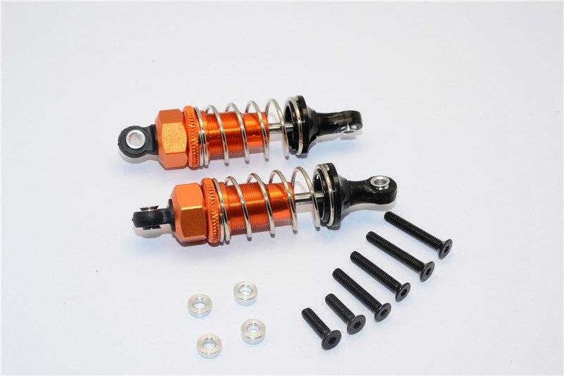 Tamiya GF01 Aluminium Front /Rear Damper With Plastic Ball Top - 1pr set - GPM ADP060