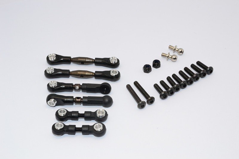 Tamiya M06 Spring Steel Completed Tie Rod - 6pcs set - GPM M6160ST