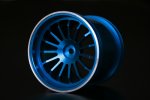 Tamiya 1/8 Terra Crusher Alloy Front + Rear Wheel(15 Spokes)-4pcs - GPM TEC10015-B Tamiya 1/8 Terra Crusher Alloy Front + Rear Wheel(15 Spokes)-4pcs - GPM TEC10015-B