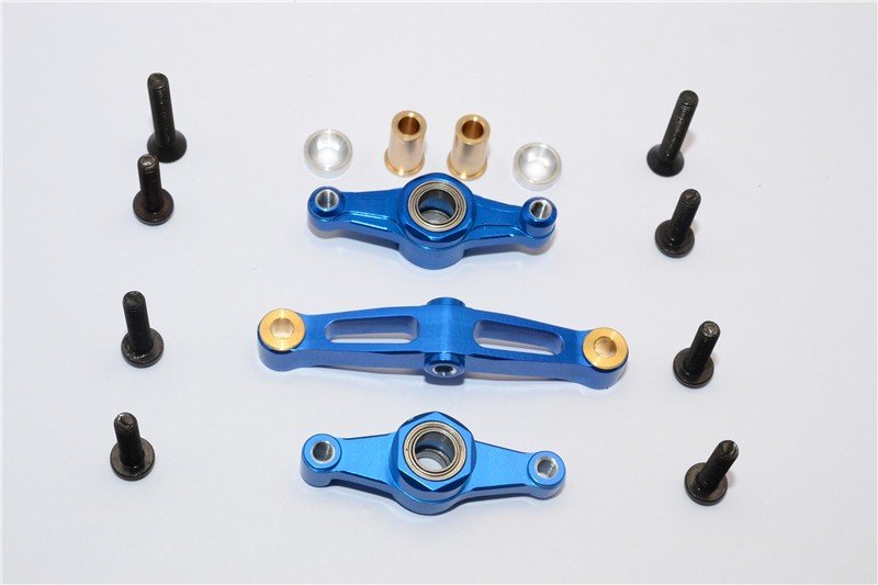 Tamiya TT02 Alloy Steering Assembly With Bearing - 1set - GPM TT2048B