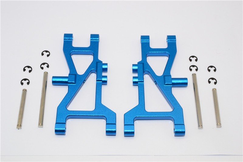 Tamiya Wild Dagger Alloy Rear Arm With Collars, Pins, Shims & E-clips - 1pr set - GPM WD056