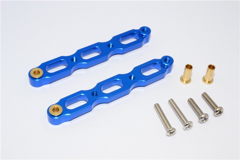 Tamiya Wild Dagger Alloy Rear Camber With Collars & Screws - 1pr set - GPM WD057