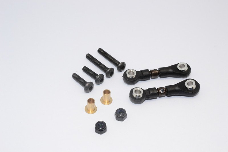 Tamiya Wild Willy 2 WR-02 Spring Steel Rear Upper Tie Rod - 1pr set - GPM WW2057S